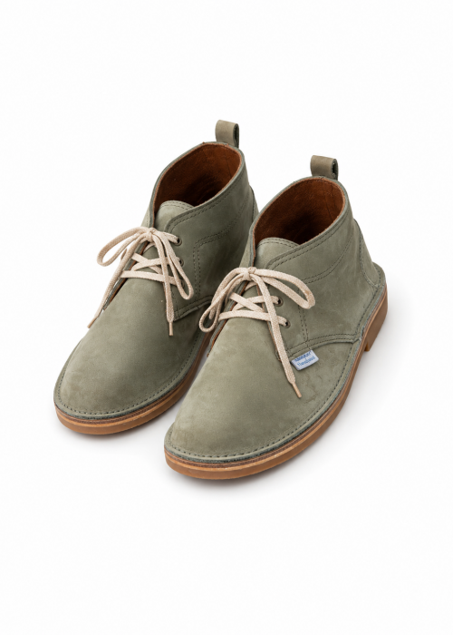 Nubuck Olive High Cut